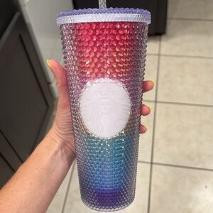 Rainbow Starbucks cup